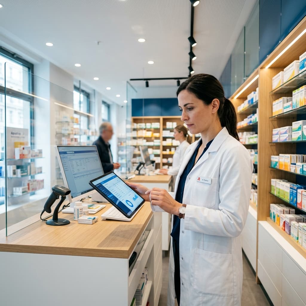 Moderne Apotheken-Verwaltung
